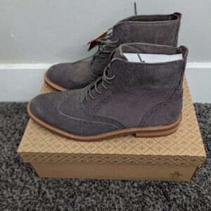 Original Penguin WT Brogue Boots NEW, size M8.5, but fits 9, 9.5